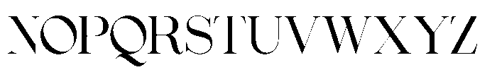 Comethrue Medium Condensed Font UPPERCASE