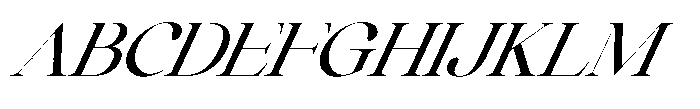 Comethrue Medium Italic Font UPPERCASE
