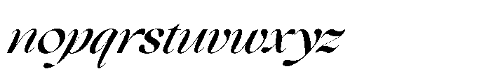 Comethrue Medium Italic Font LOWERCASE