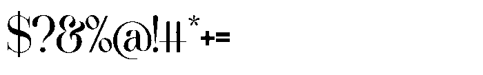 Comethrue Medium Ultra Condensed Font OTHER CHARS