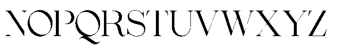 Comethrue Regular Condensed Font UPPERCASE