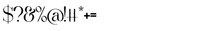 Comethrue Regular Ultra Condensed Font OTHER CHARS