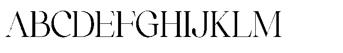 Comethrue Regular Ultra Condensed Font UPPERCASE