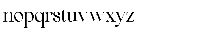 Comethrue Regular Ultra Condensed Font LOWERCASE