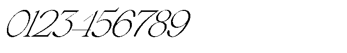 Comethrue Thin Condensed Italic Font OTHER CHARS