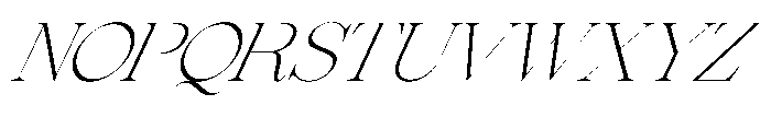 Comethrue Thin Condensed Italic Font UPPERCASE