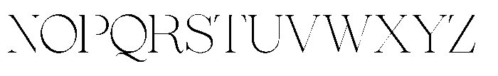 Comethrue Thin Condensed Font UPPERCASE