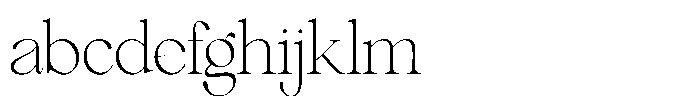 Comethrue Thin Condensed FONT