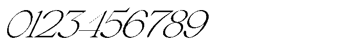 Comethrue Thin Italic Font OTHER CHARS