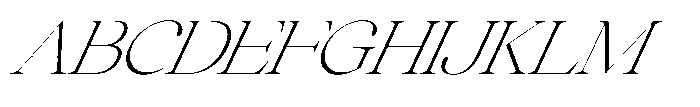Comethrue Thin Italic Font UPPERCASE