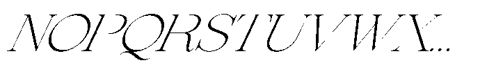 Comethrue Thin Italic Font UPPERCASE