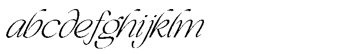 Comethrue Thin Italic FONT