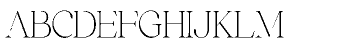 Comethrue Thin Ultra Condensed Font UPPERCASE