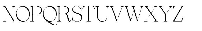 Comethrue Thin Ultra Condensed Font UPPERCASE