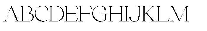 Comethrue Thin Font UPPERCASE