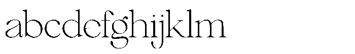 Comethrue Thin FONT