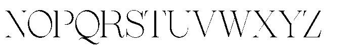 Comethrue Ultr Light Ultra Condensed Font UPPERCASE