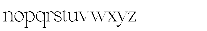 Comethrue Ultr Light Ultra Condensed Font LOWERCASE
