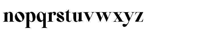 Comethrue Ultra Bold Condensed Font LOWERCASE
