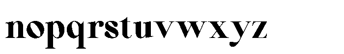 Comethrue Ultra Bold Font LOWERCASE