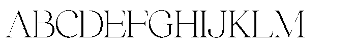 Comethrue Ultra Light Condensed Font UPPERCASE