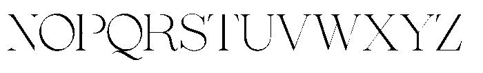 Comethrue Ultra Light Condensed Font UPPERCASE