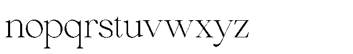 Comethrue Ultra Light Condensed Font LOWERCASE