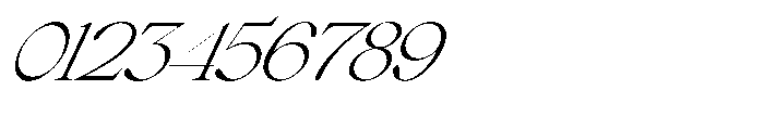 Comethrue Ultra-light italic Font OTHER CHARS