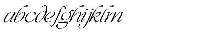 Comethrue Ultra-light italic FONT