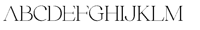 Comethrue Ultra light Font UPPERCASE