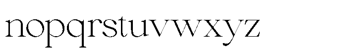 Comethrue Ultra light Font LOWERCASE
