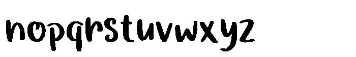 Comfort Steak Font LOWERCASE