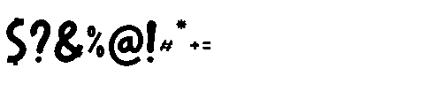 Comfy Quacky Regular Font OTHER CHARS