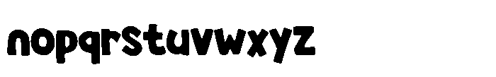Comic Big Medium Font LOWERCASE