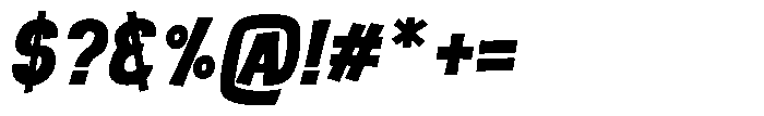 Comic Craft Font OTHER CHARS