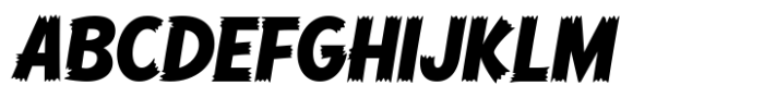 Comic Hero Regular Font UPPERCASE