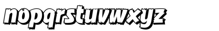 Comic Hero Shadow Font LOWERCASE