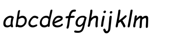 Comic Sans Pro Italic FONT