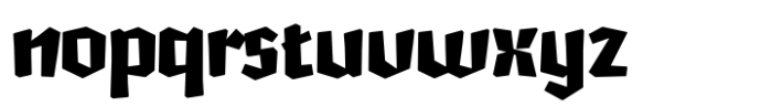 Comic Tantrum Regular Font LOWERCASE