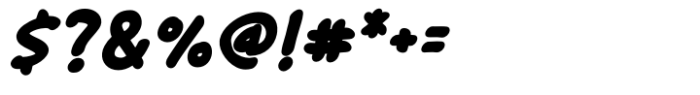 Comic Wayward Bold Italic Font OTHER CHARS