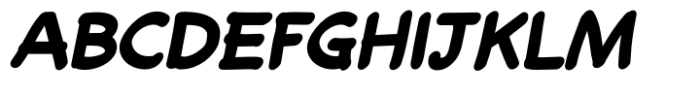 Comic Wayward Bold Italic Font