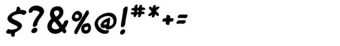 Comic Wayward Regular Font OTHER CHARS