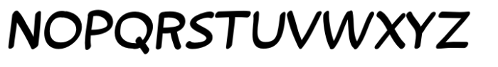 Comic Wayward Regular Font LOWERCASE