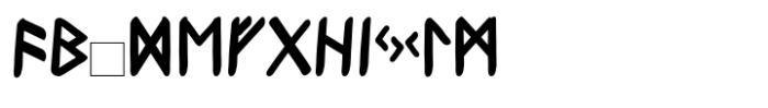 Comic Wayward Runic Elder Font UPPERCASE