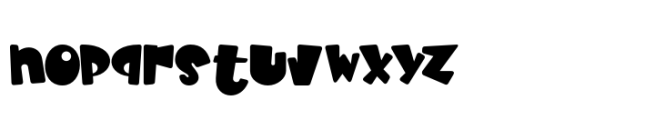 Comicartoon Rounded Font LOWERCASE