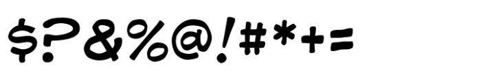 Comicrazy Regular Font OTHER CHARS