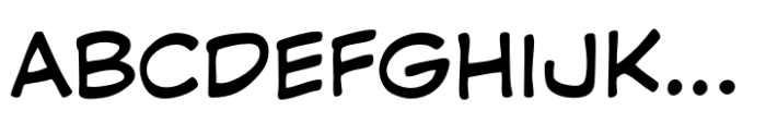 Comicrazy Regular Font UPPERCASE