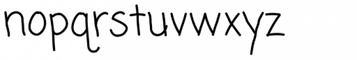 Coming Soon Pro Font LOWERCASE
