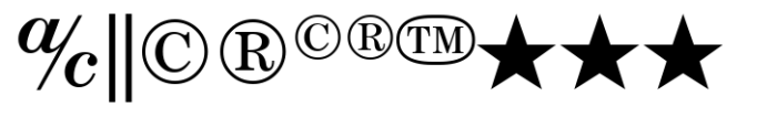 Commercial Pi Regular Font LOWERCASE