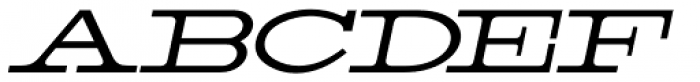 Commodore Oblique JNL Font UPPERCASE